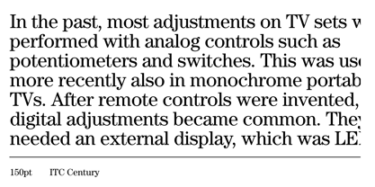 ITC Century Font Poster 3